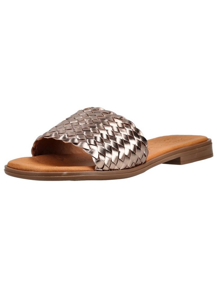 Oh! my Sandals Pantoletten Leder Pantolette (Bronze)