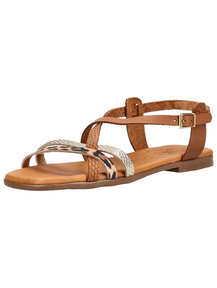 Oh! my Sandals Sandalen Leder Riemchensandale (braun)
