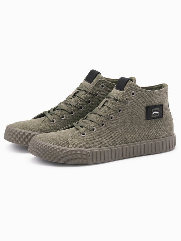 OMBRE Canvas-Turnschuhe für Männer Sneakerboots (grün)