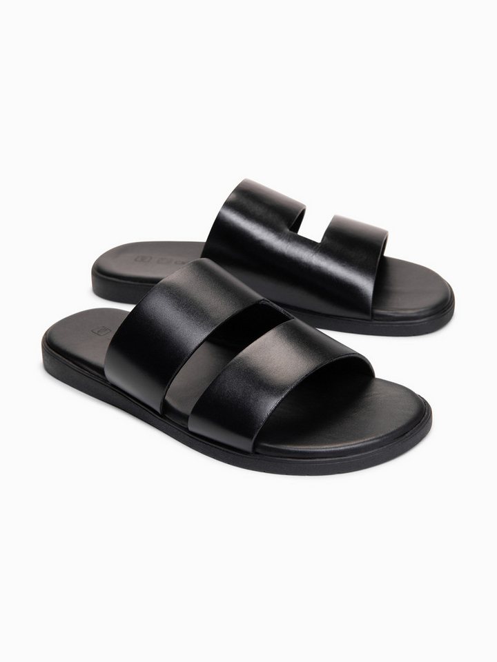 OMBRE Shoes OM-FOSF-0248 V-1 black 40 Schwarz 42 Pantolette (kein Set, 1-tlg)