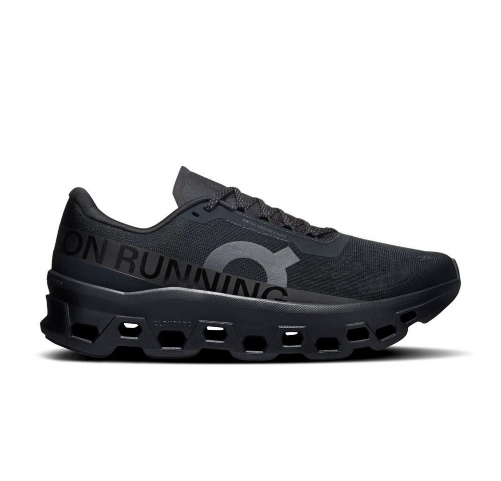 On - CLOUDMONSTER 1 - Schwarz Schnürschuh
