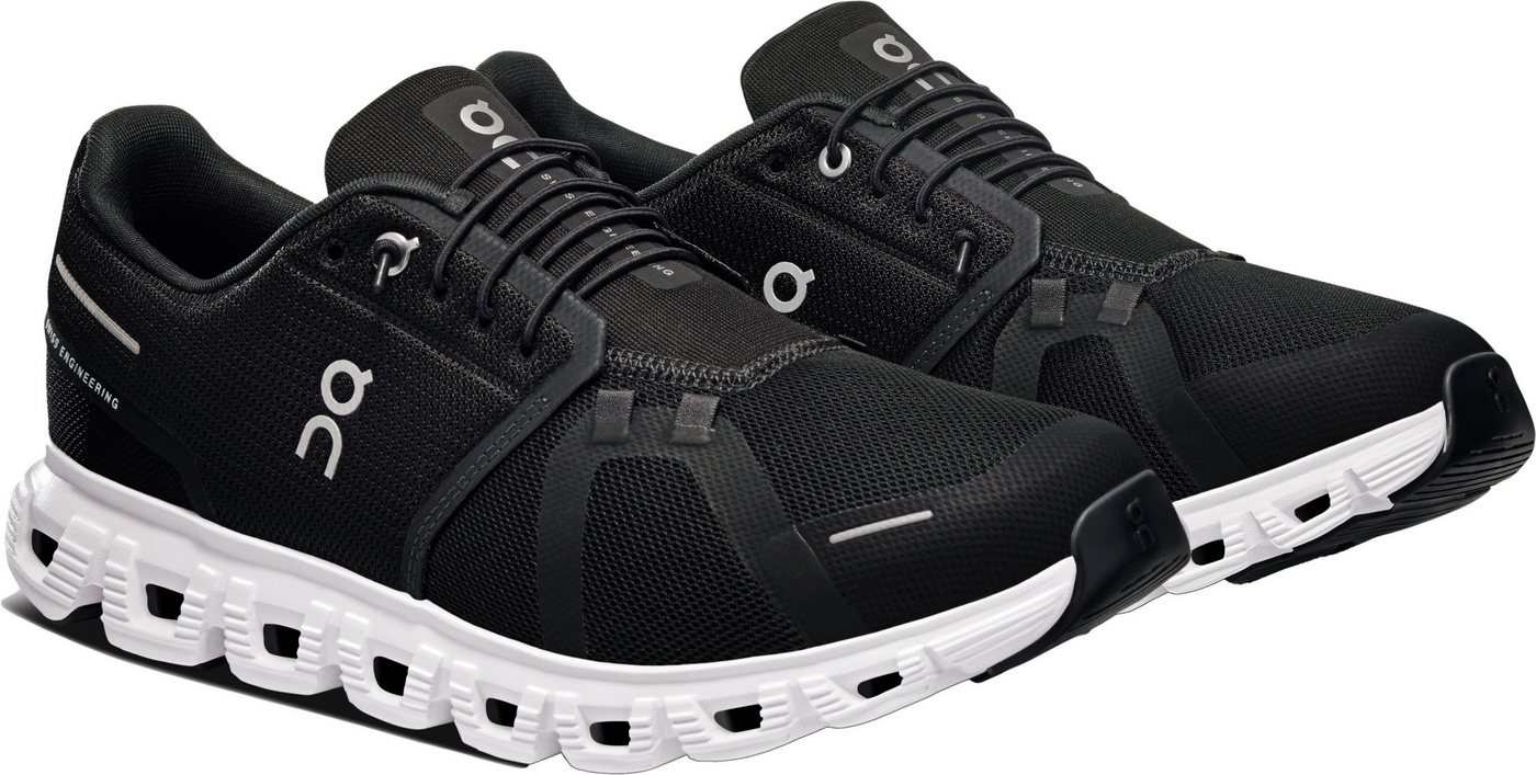ON Running ON Herren Alltagsschuh Cloud 6 (neu) Sneaker (schwarz/weiß)
