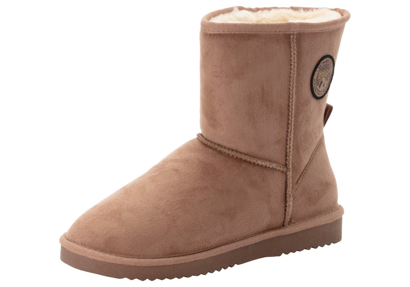 O'Neill BESIANA WOMEN HIGH Schlupfboots gefütterte Winterboots, Snowboots, Winterschuhe (braun)
