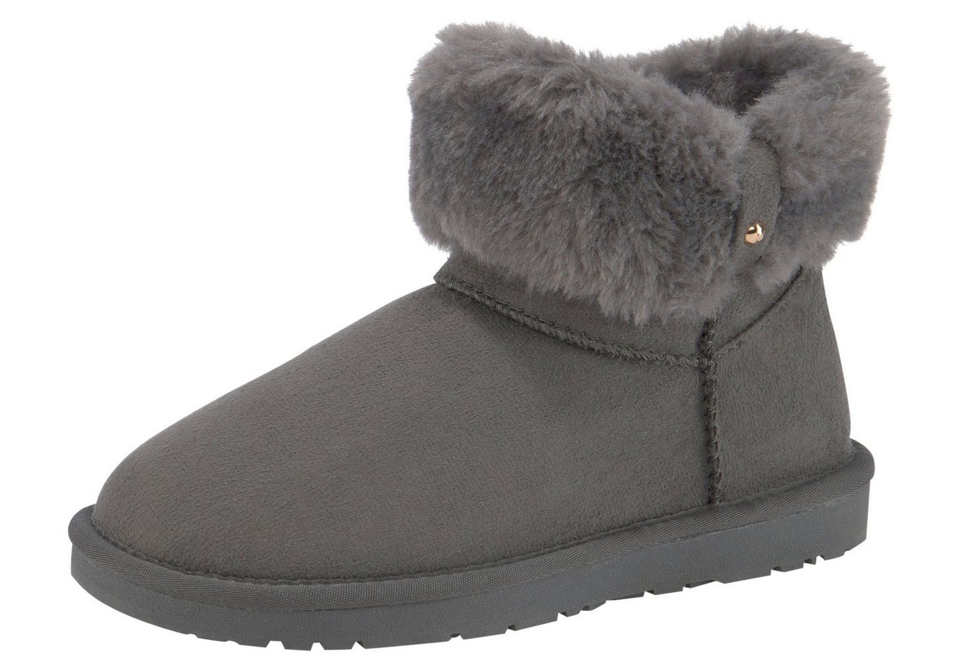 O'Neill JENNER WOMEN MID Schlupfboots Winterboots, Snowboots, Winterschuhe, gefüttert (grau)