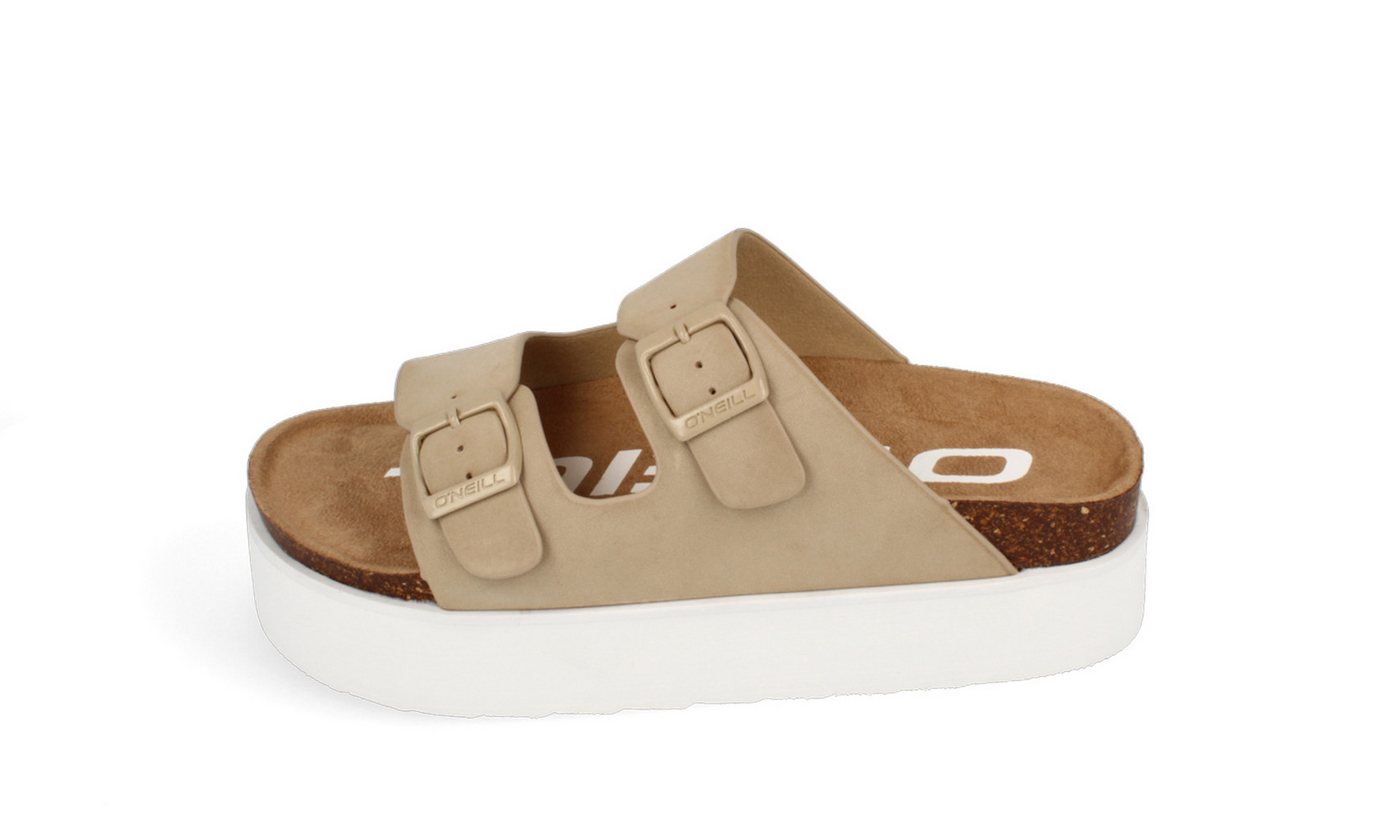O'Neill SANDY PLATFORM SLIDER WOMEN LOW Sandale mit erhöhter Sohle (beige)