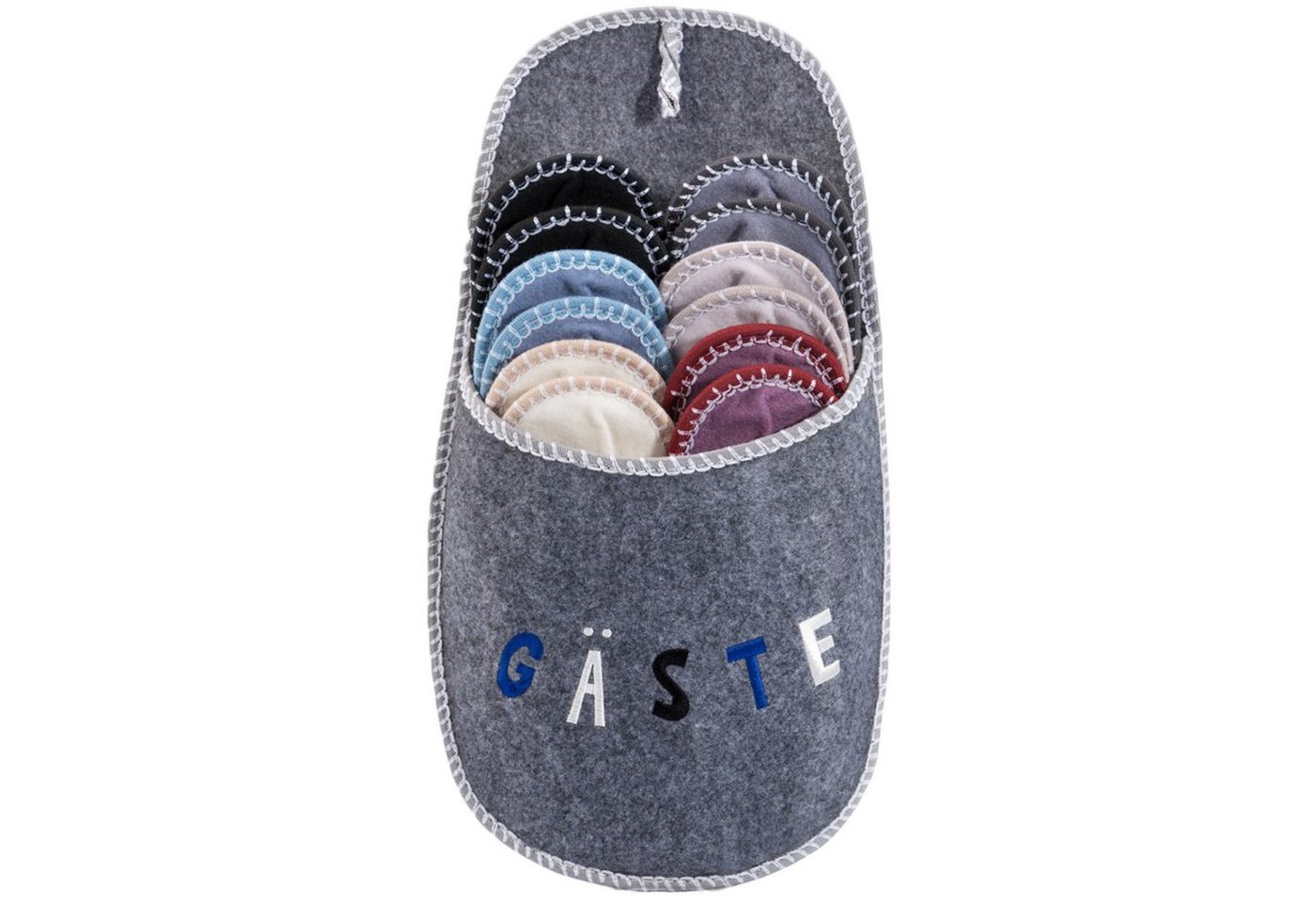 ONVAYA ABS Gästehausschuhe Gast 6er Set, Gästepantoffel, Hausschuhe Pantoffel
