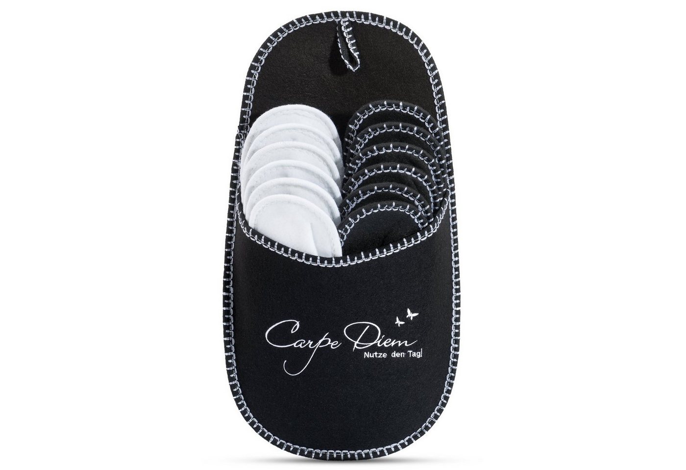 ONVAYA ABS Gästepantoffel Carpe Diem, 6er Set, Hausschuhe, Pantoffel Pantoffel