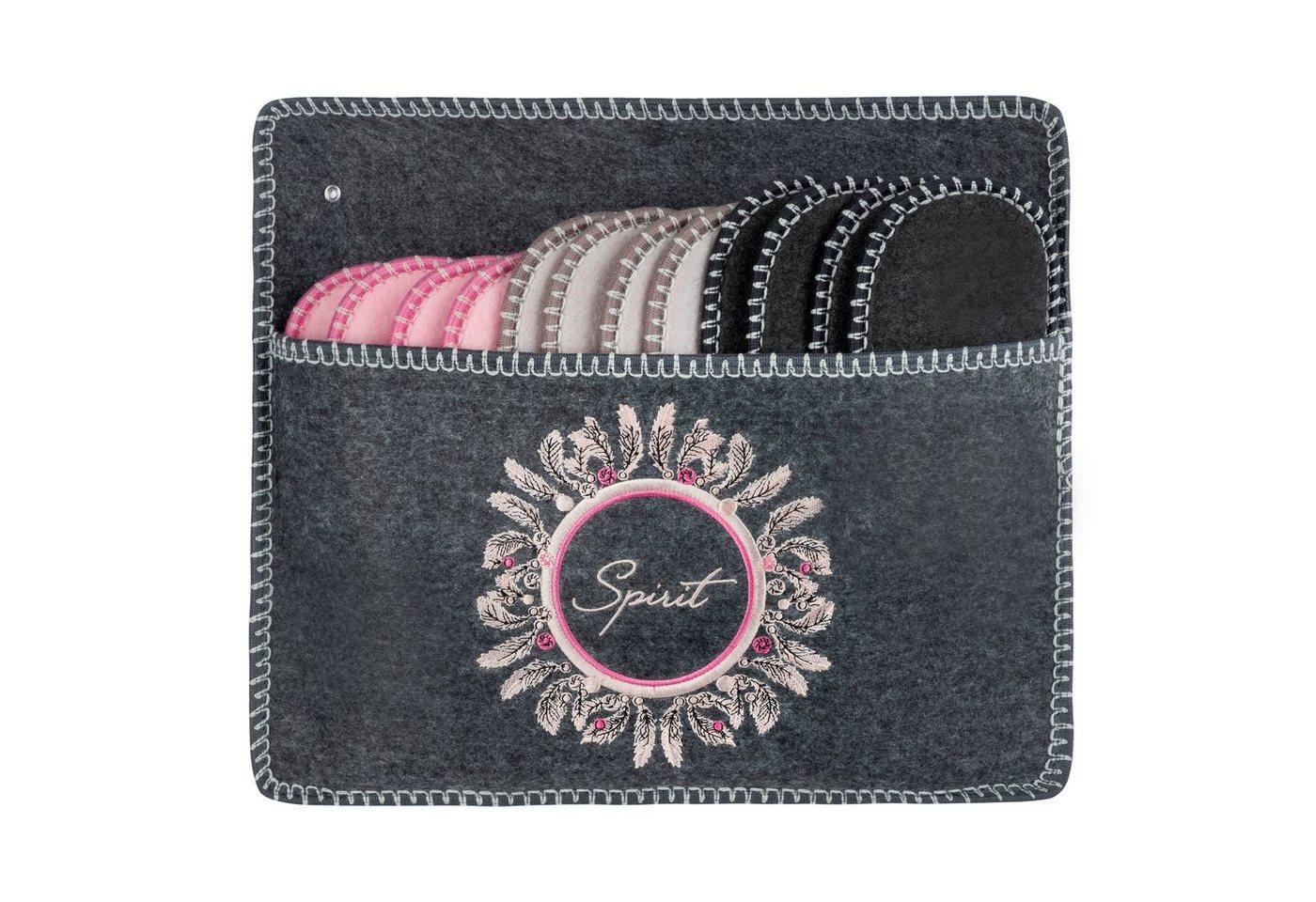 ONVAYA ABS Gästepantoffel, Spirit, 6er Set, Antirutsch, Hausschuhe, Filz Hausschuh