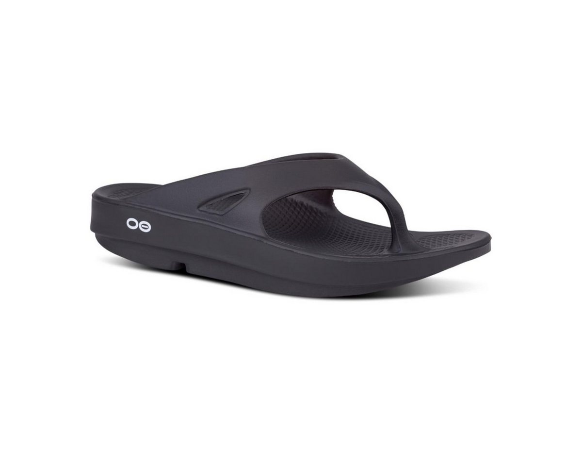 Oofos Zehensandale Ooriginal Recovery - schwarz - 1 Paar Badeschuh