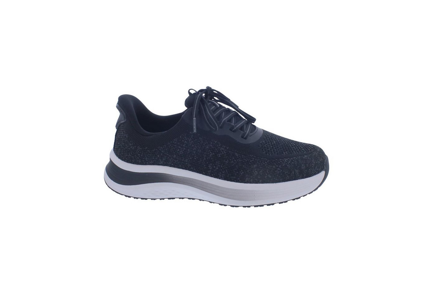 OrthoFeet Nira Handsfree Slip-In Damensneaker Black 80023 Schnürschuh