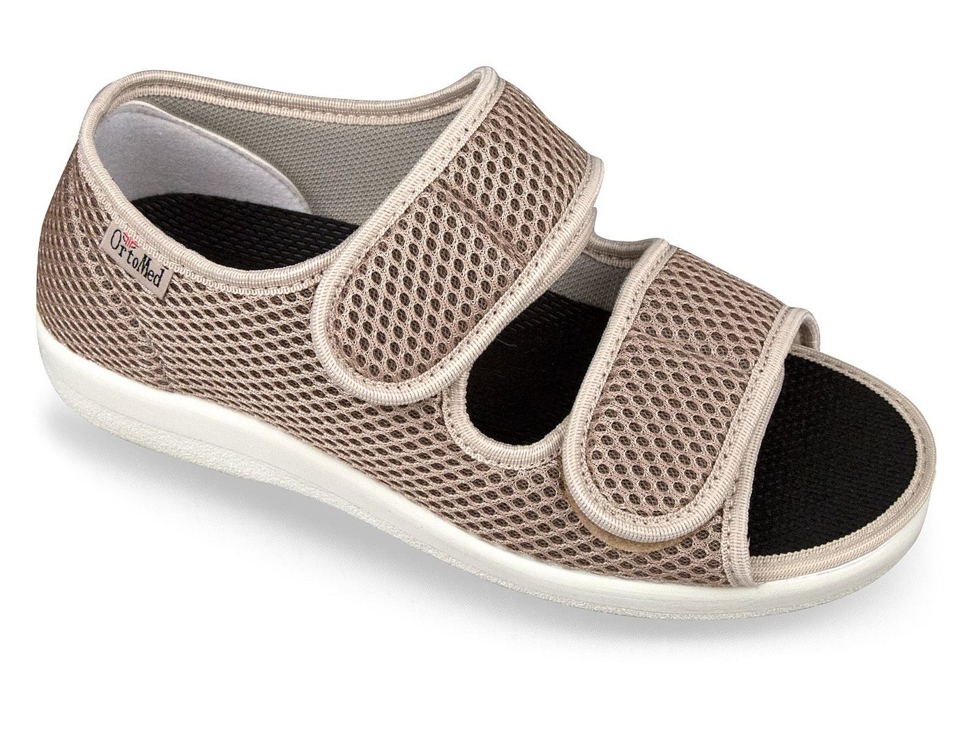 PADERO OrtoMed Klettsandale Hausschuh Verband- und Rehaschuhe