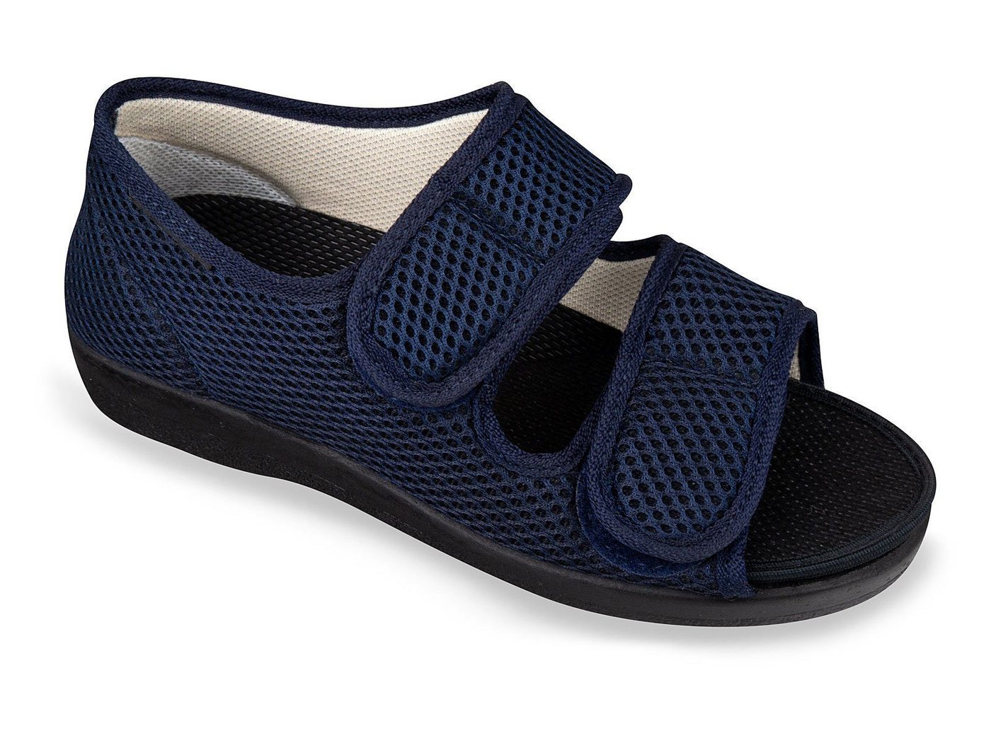 PADERO OrtoMed Klettsandale Hausschuh Verband- und Rehaschuhe