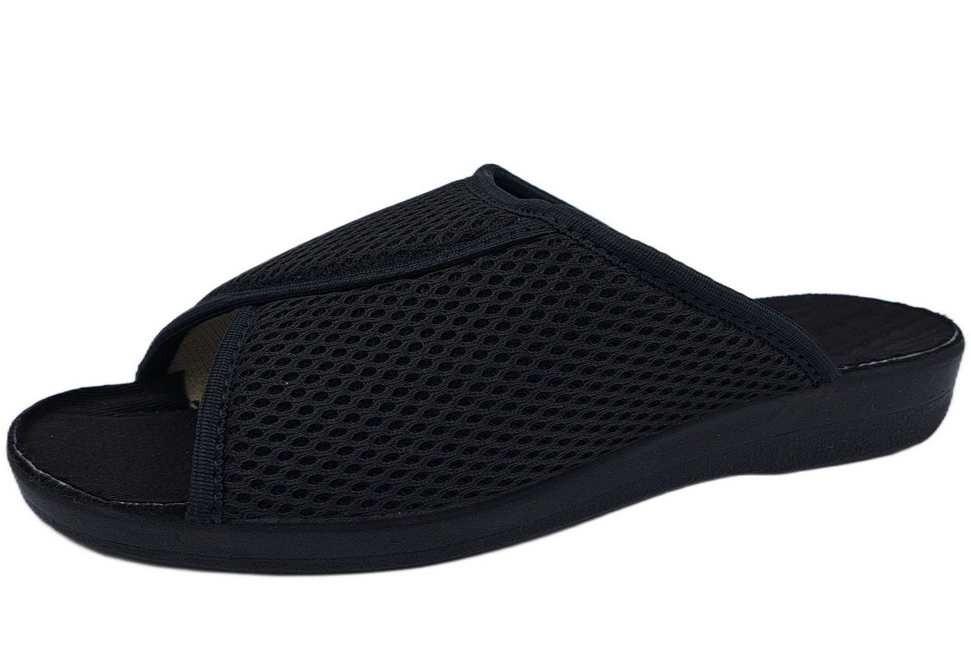 PADERO Pantolette für breite Füße Hausschuh Weite H