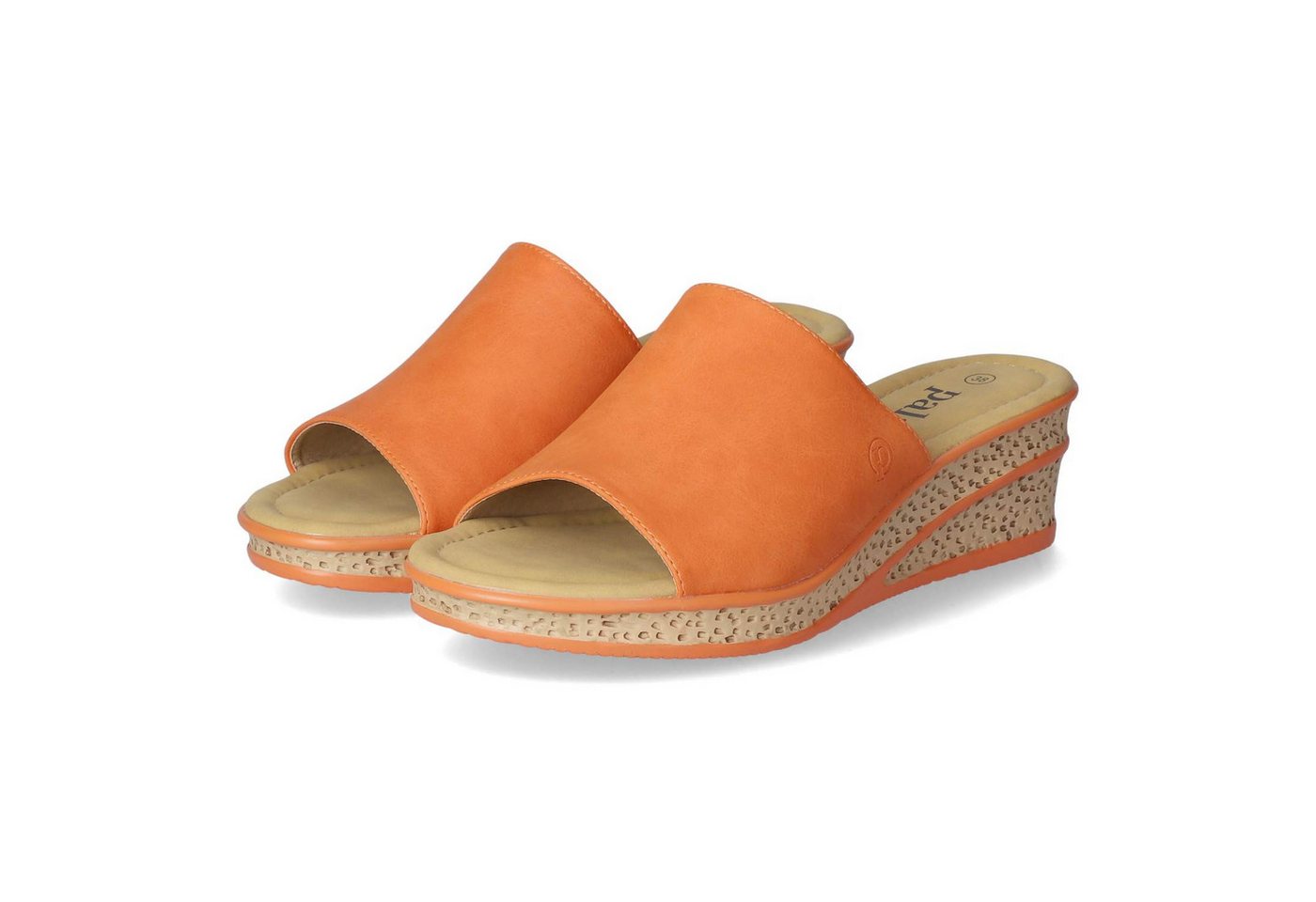 Palado 027 0706 6300 Damen Synthetik orange Pantolette