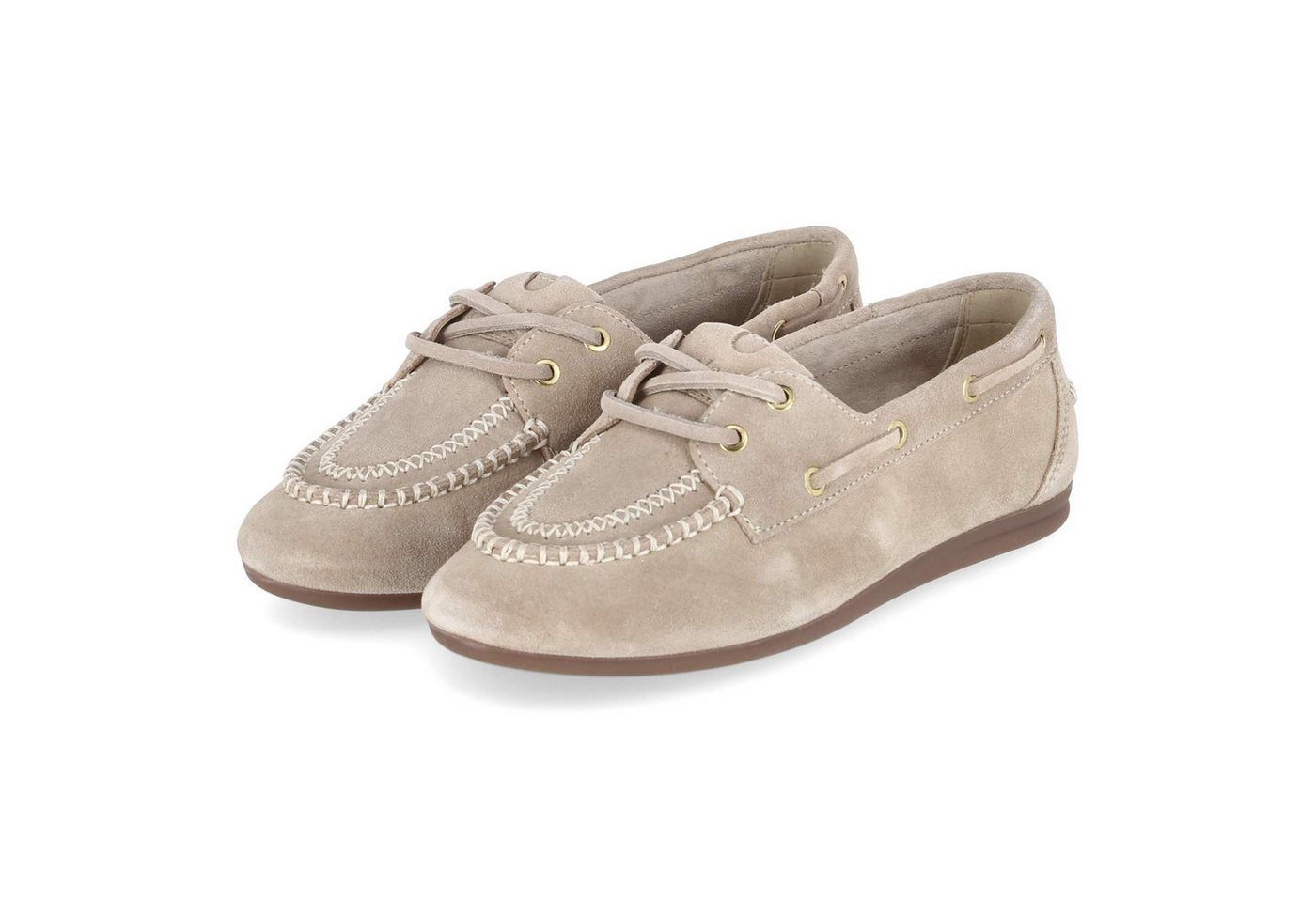 Palado 6NU0381901 3800 Damen Rauleder beige Slipper