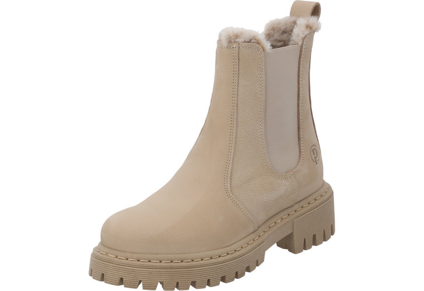 Palado Asseha Chelseaboots (beige/weiß)
