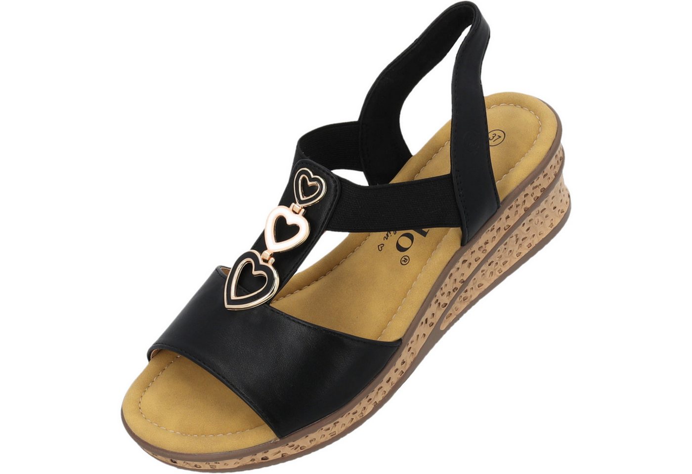 Palado by Sila Sahin Selri by Sila Sahin Riemchensandalette (schwarz)
