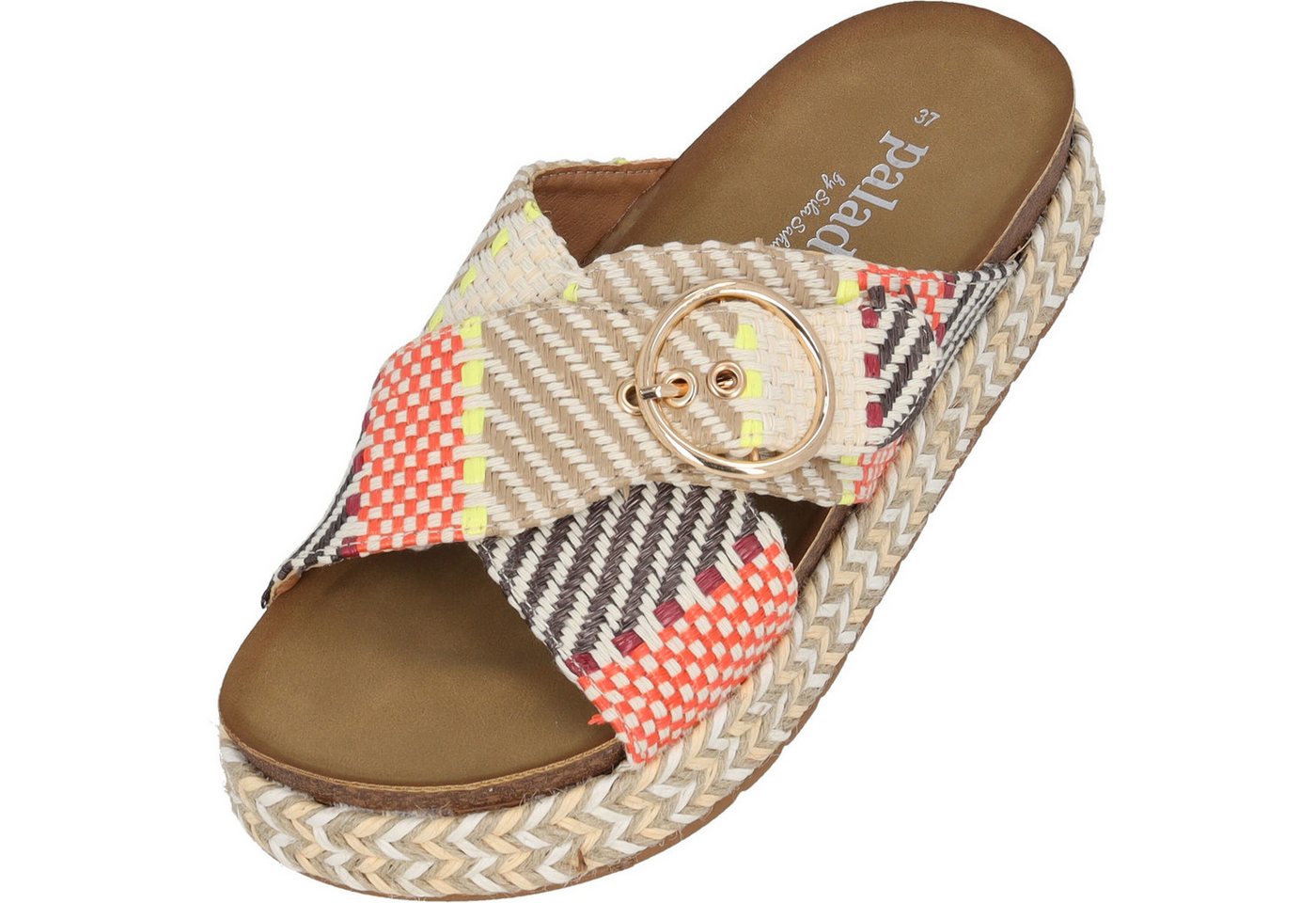 Palado by Sila Sahin Zurlo by Sila Sahin Pantolette (beige/weiß)