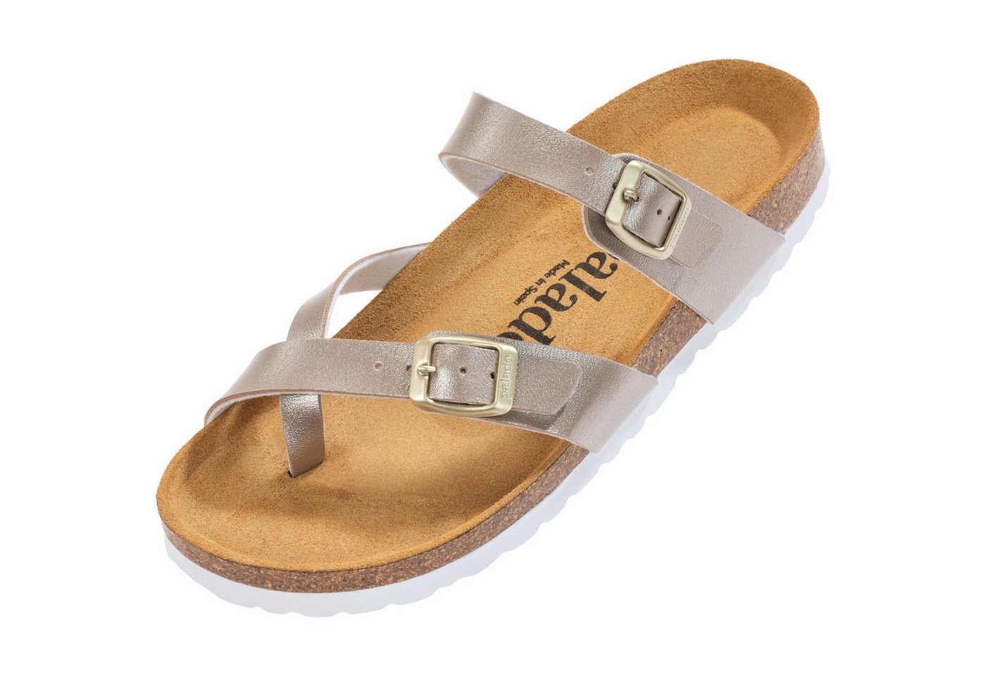 Palado Cres Metallic Pantolette (beige/weiß)