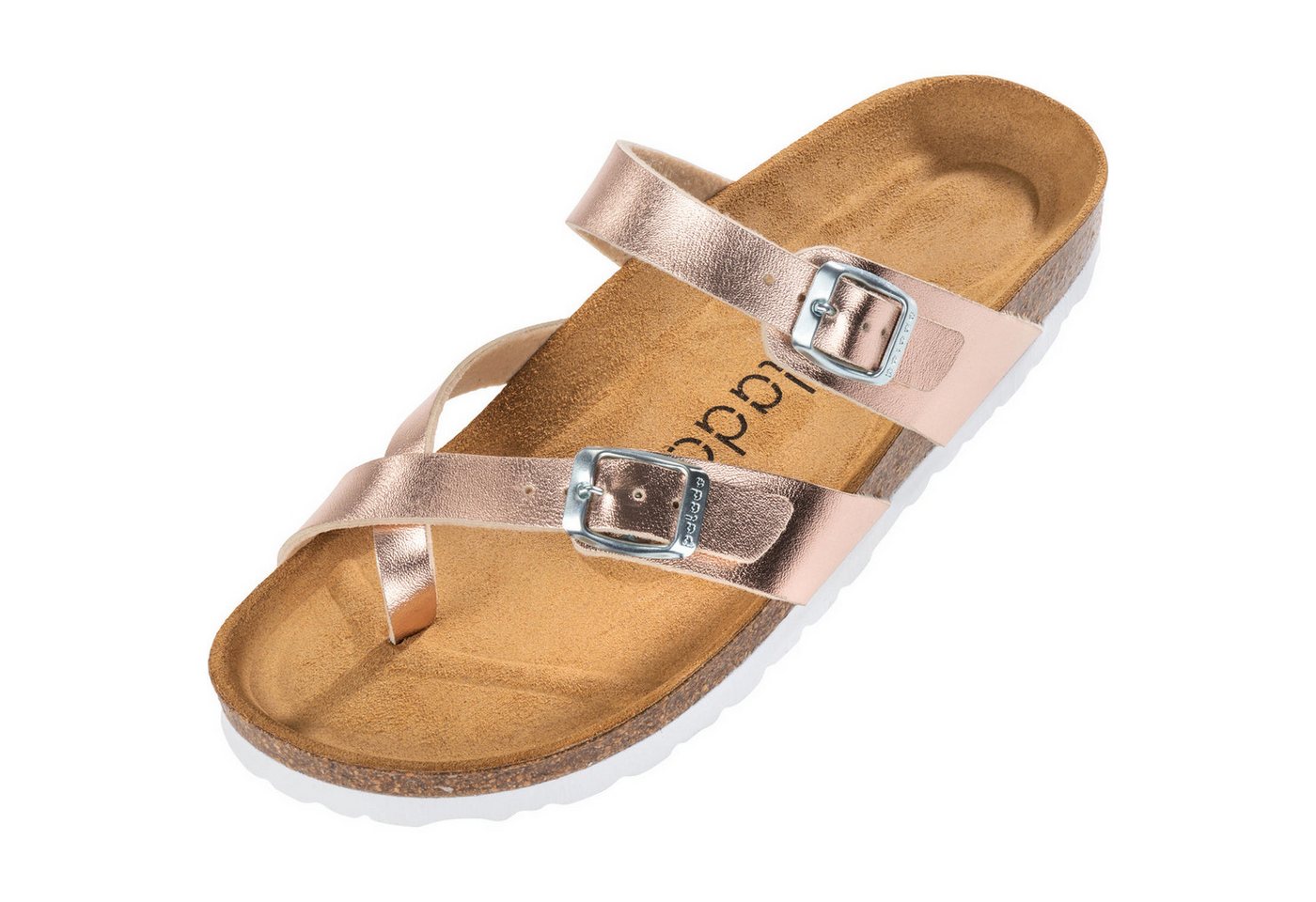 Palado Cres Metallic Pantolette (rosa/silber)