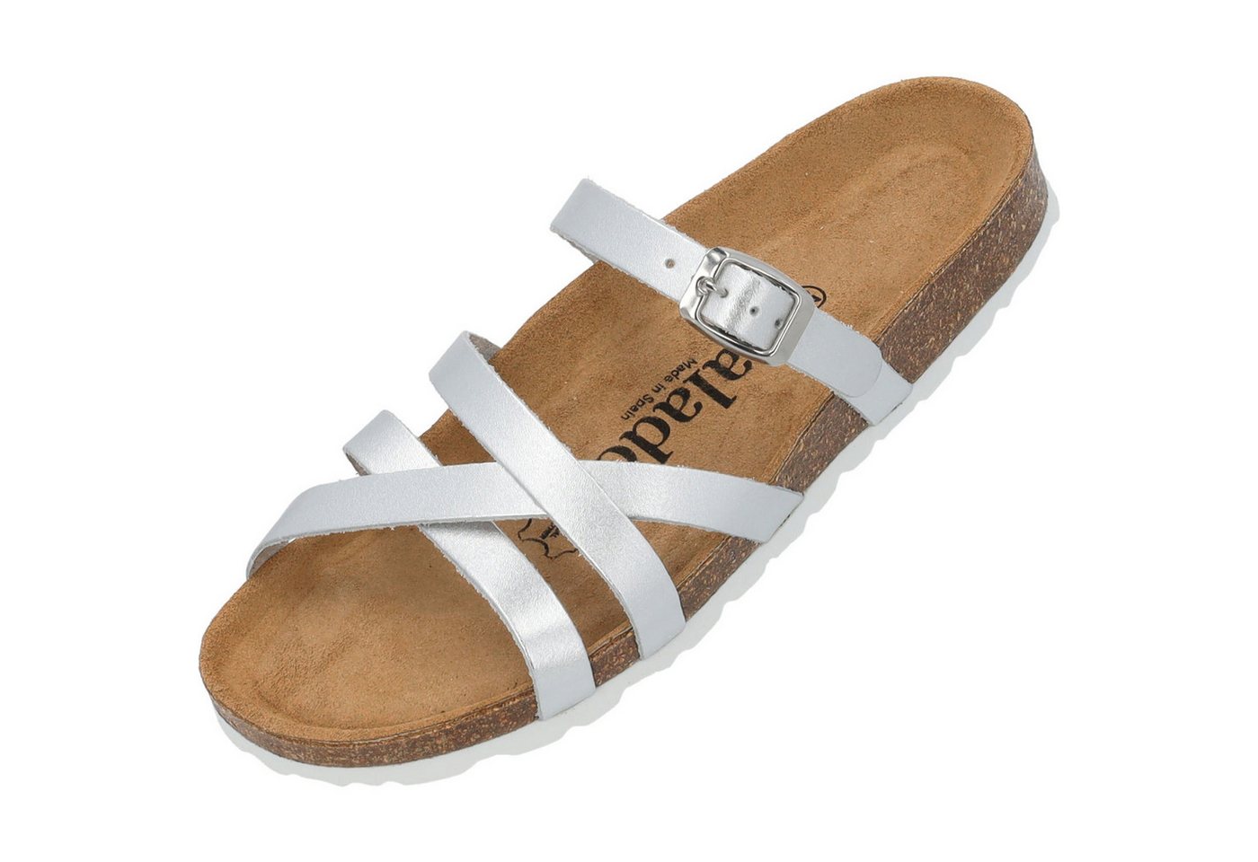 Palado Cruisi Premium Leather Pantolette (silber)