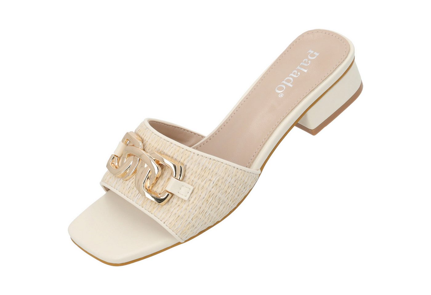 Palado Darie Pantolette (beige/weiß)