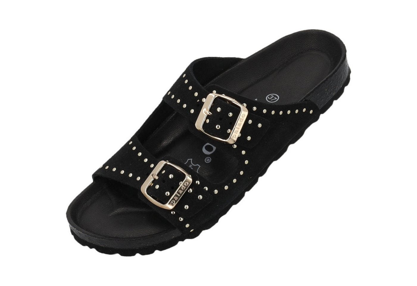 Palado Elaha Rivet Velours Premium Leather Pantolette