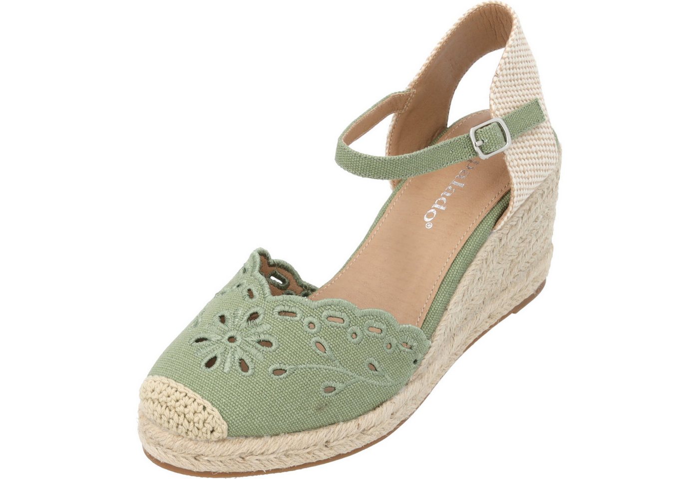 Palado Enrona Keilsandalette (grün)