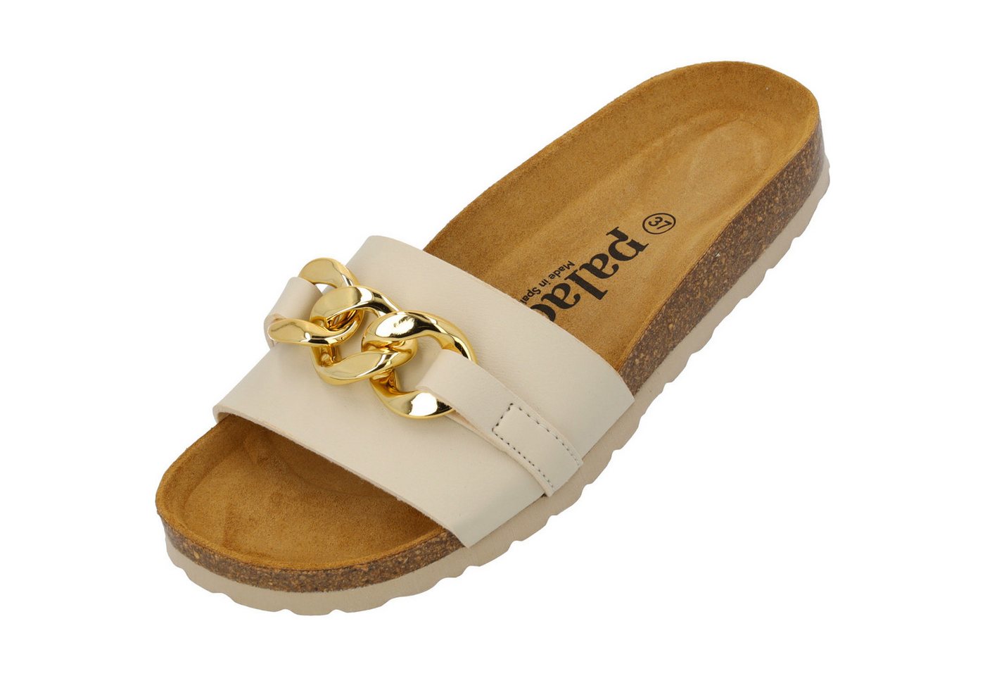 Palado Gozo Pantolette (beige/weiß)