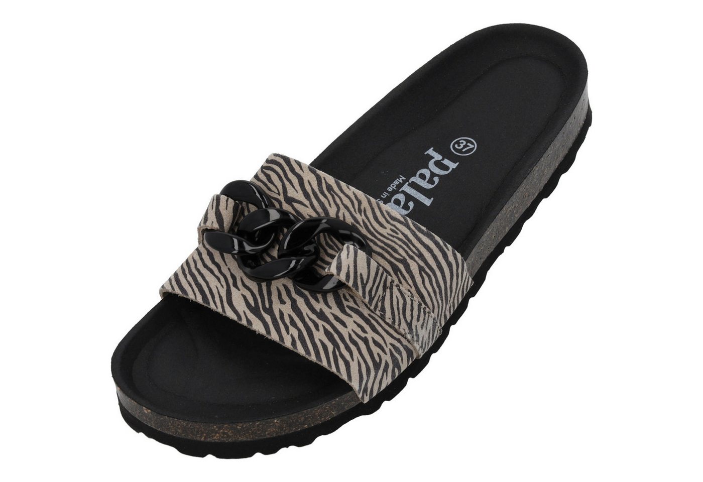 Palado Gozo Zebra Pantolette (beige/weiß)