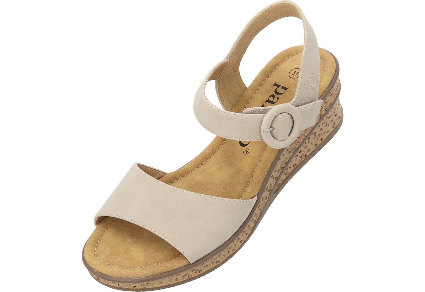 Palado Helys Riemchensandalette (beige/weiß)