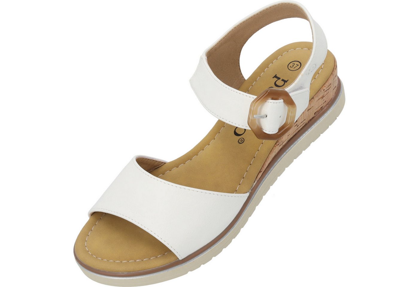Palado Impures Riemchensandalette (weiß)
