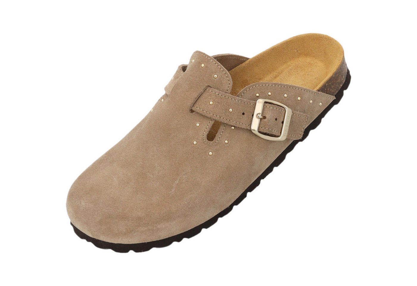 Palado Kiel Glint Premium Leather Pantolette (beige/weiß)