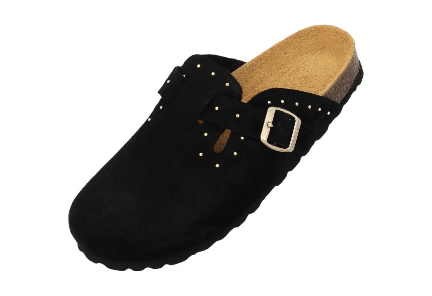 Palado Kiel Glint Premium Leather Pantolette (schwarz)