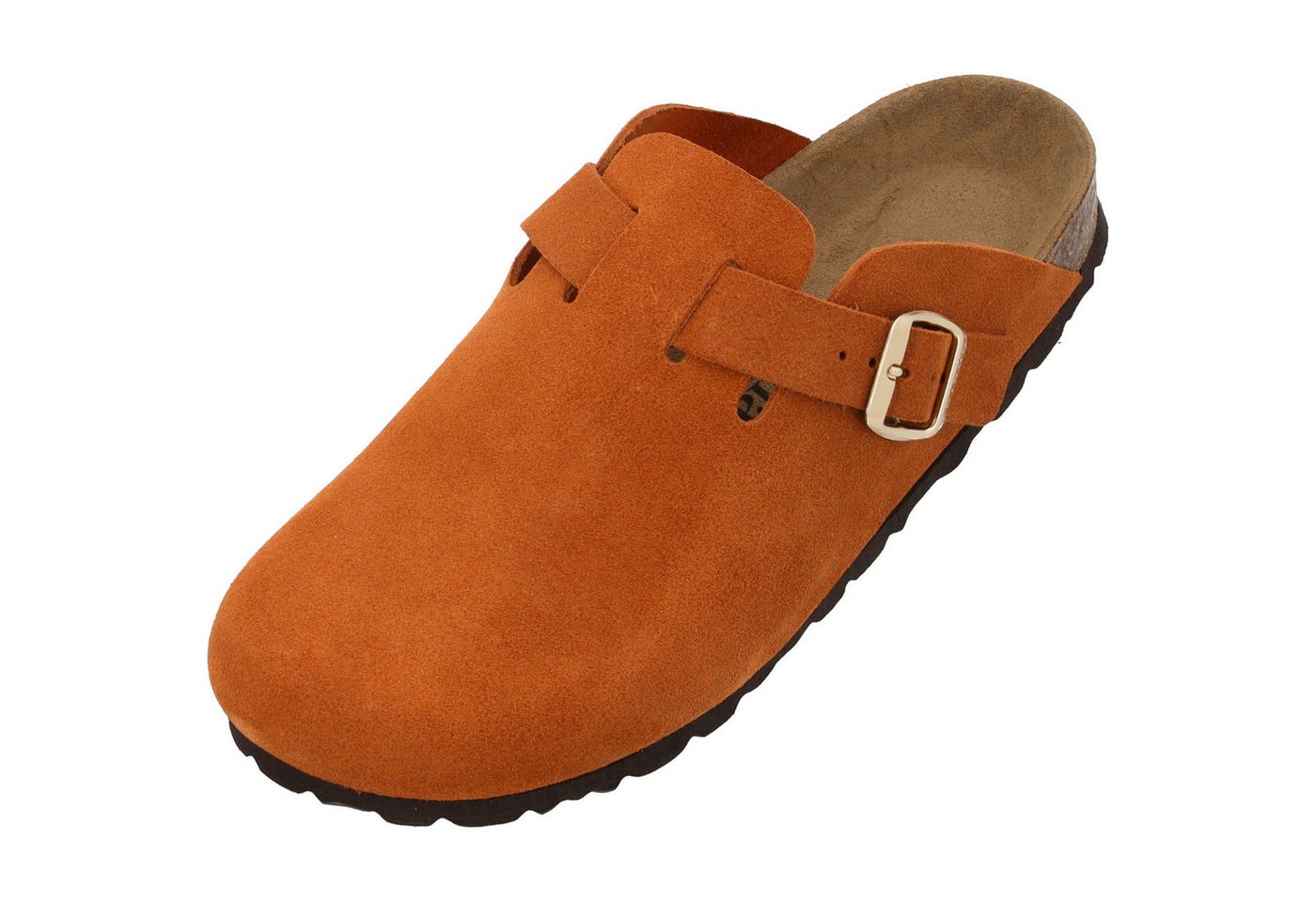 Palado Kiel Premium Leather Clog (braun/orange)