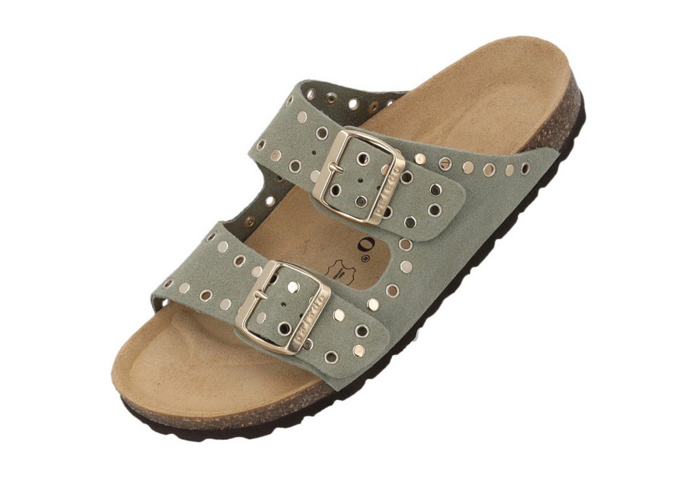 Palado Korfu Bistud Suede Premium Leather Pantolette