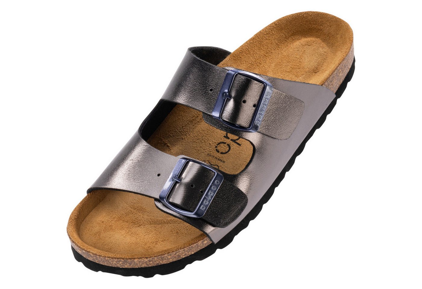 Palado Korfu Metallic Pantolette (grau)