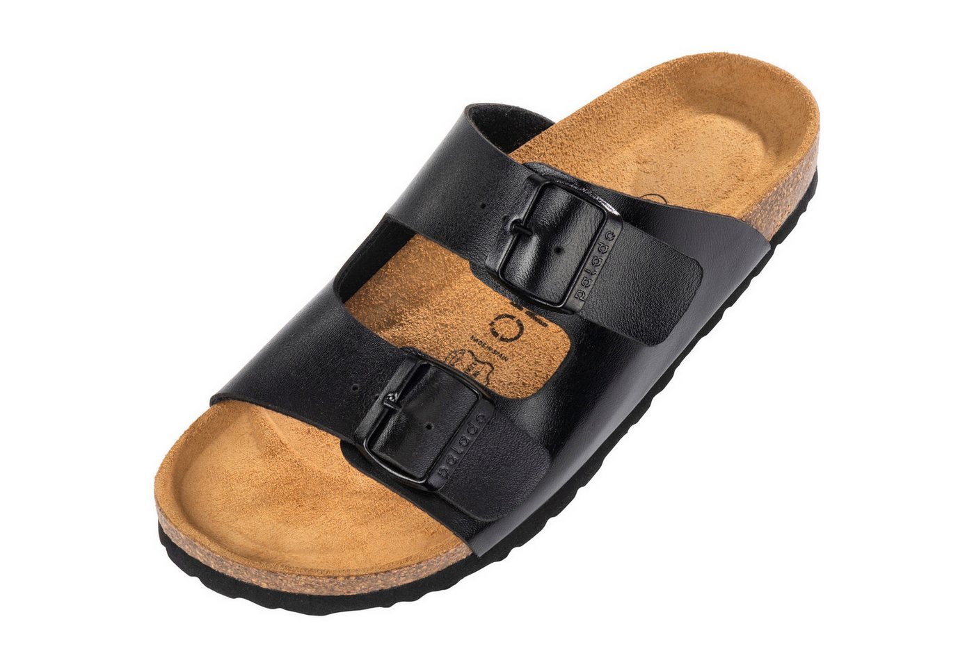 Palado Korfu Metallic Pantolette (schwarz)