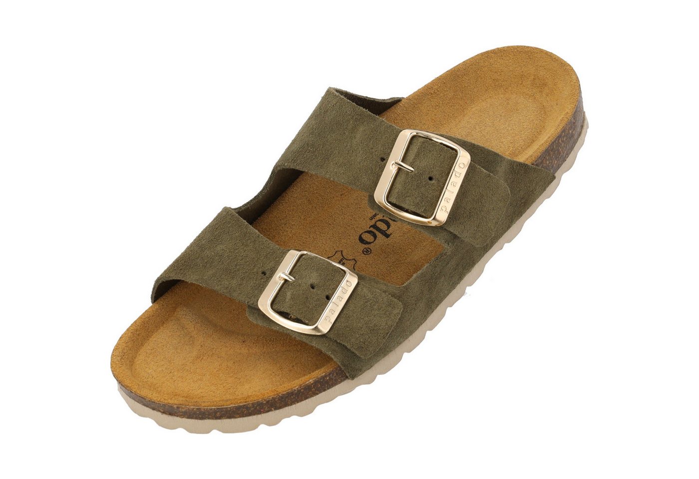 Palado Korfu Suede Premium Leather Pantolette (grün)