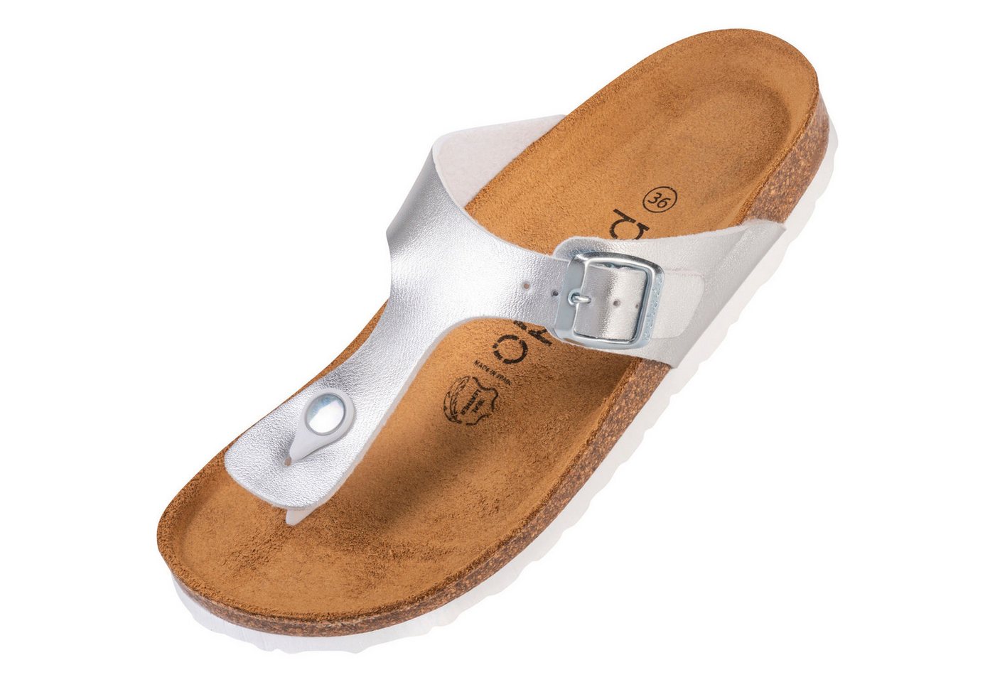 Palado Kos Metallic Zehentrenner (silber)