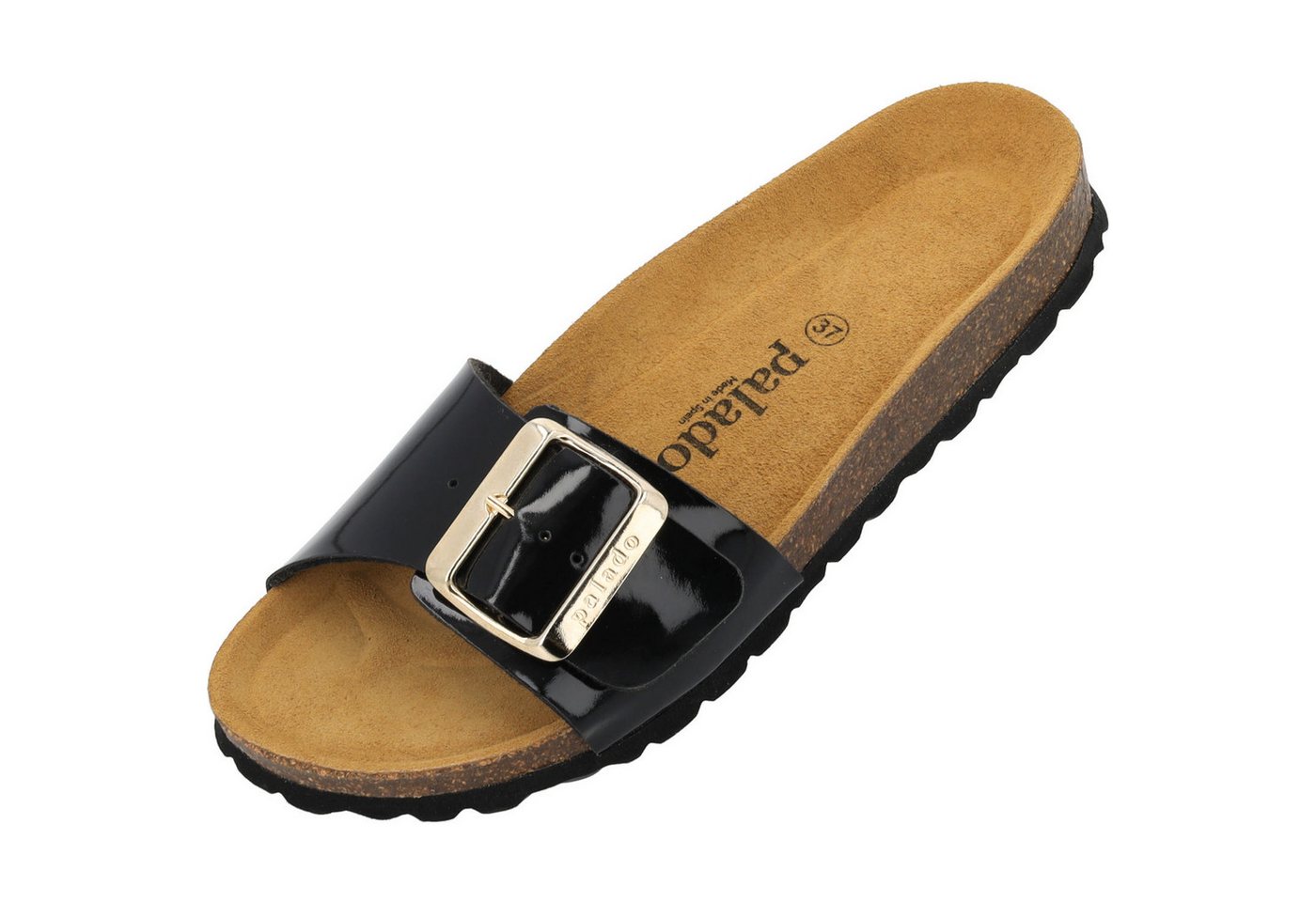 Palado Malta EGS Lack Pantolette (schwarz/gold)