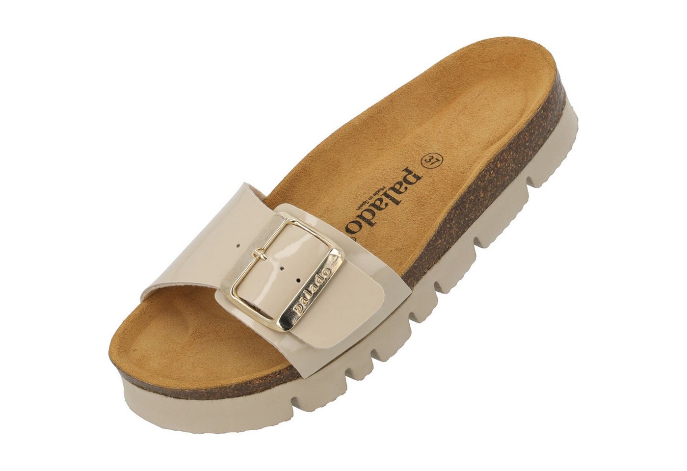 Palado Malta EGS PL Pantolette (beige/weiß)