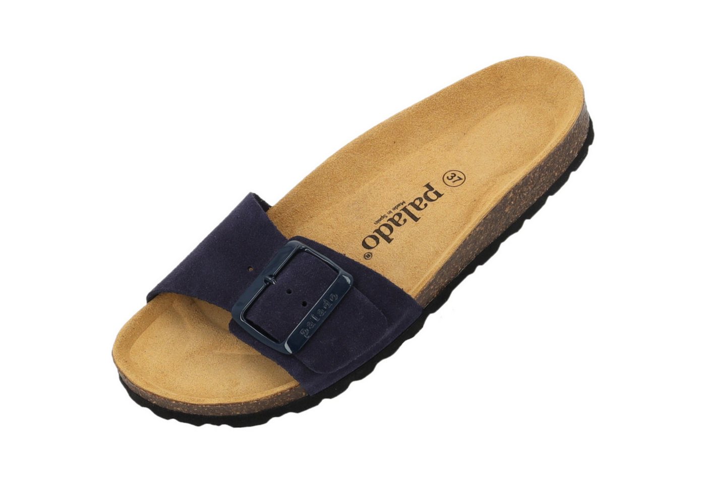 Palado Malta EGS Velours Premium Leather Pantolette (blau)