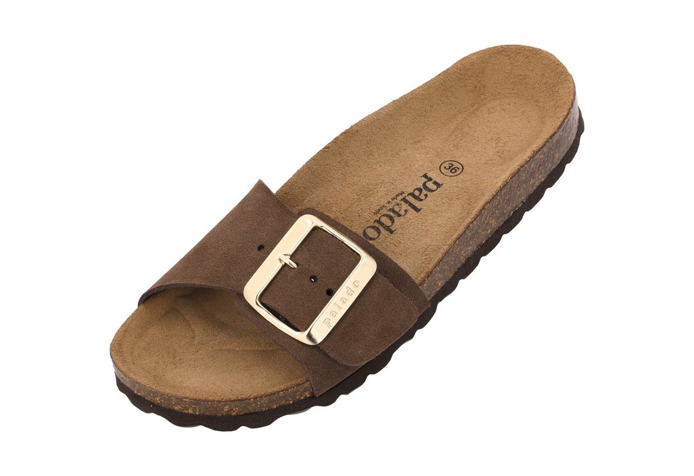 Palado Malta EGS Velours Premium Leather Pantolette (braun)