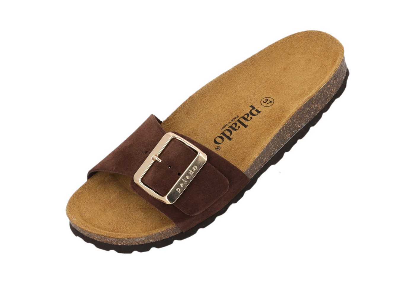 Palado Malta EGS Velours Premium Leather Pantolette (braun)