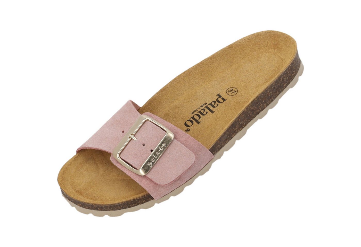 Palado Malta EGS Velours Premium Leather Pantolette (rosa)