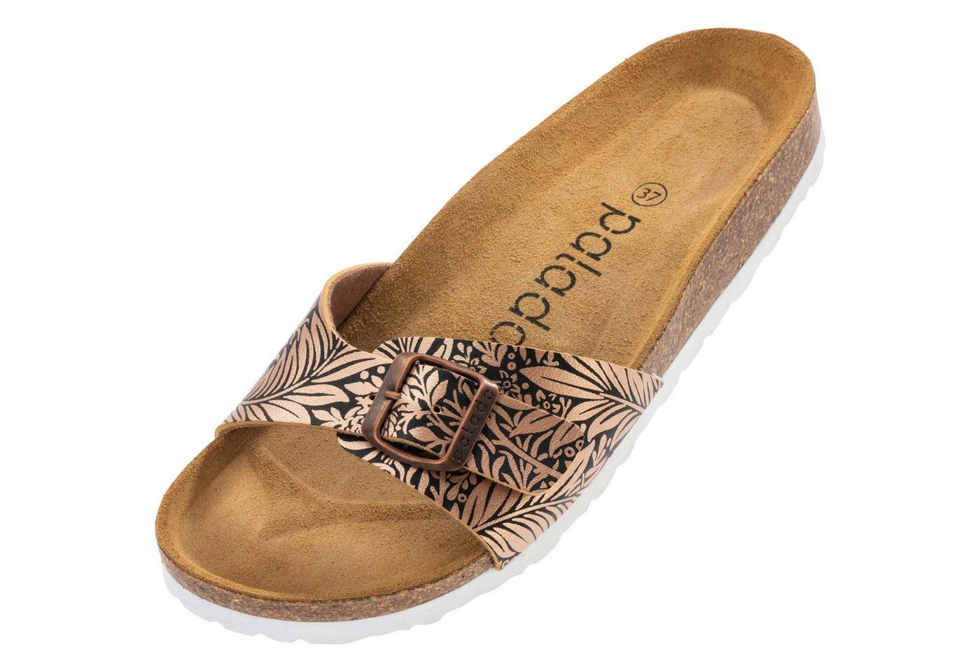 Palado Malta Metallic Pantolette (gold/schwarz)