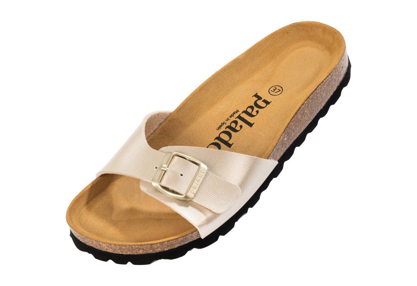 Palado Malta Metallic Pantolette (gold/schwarz)