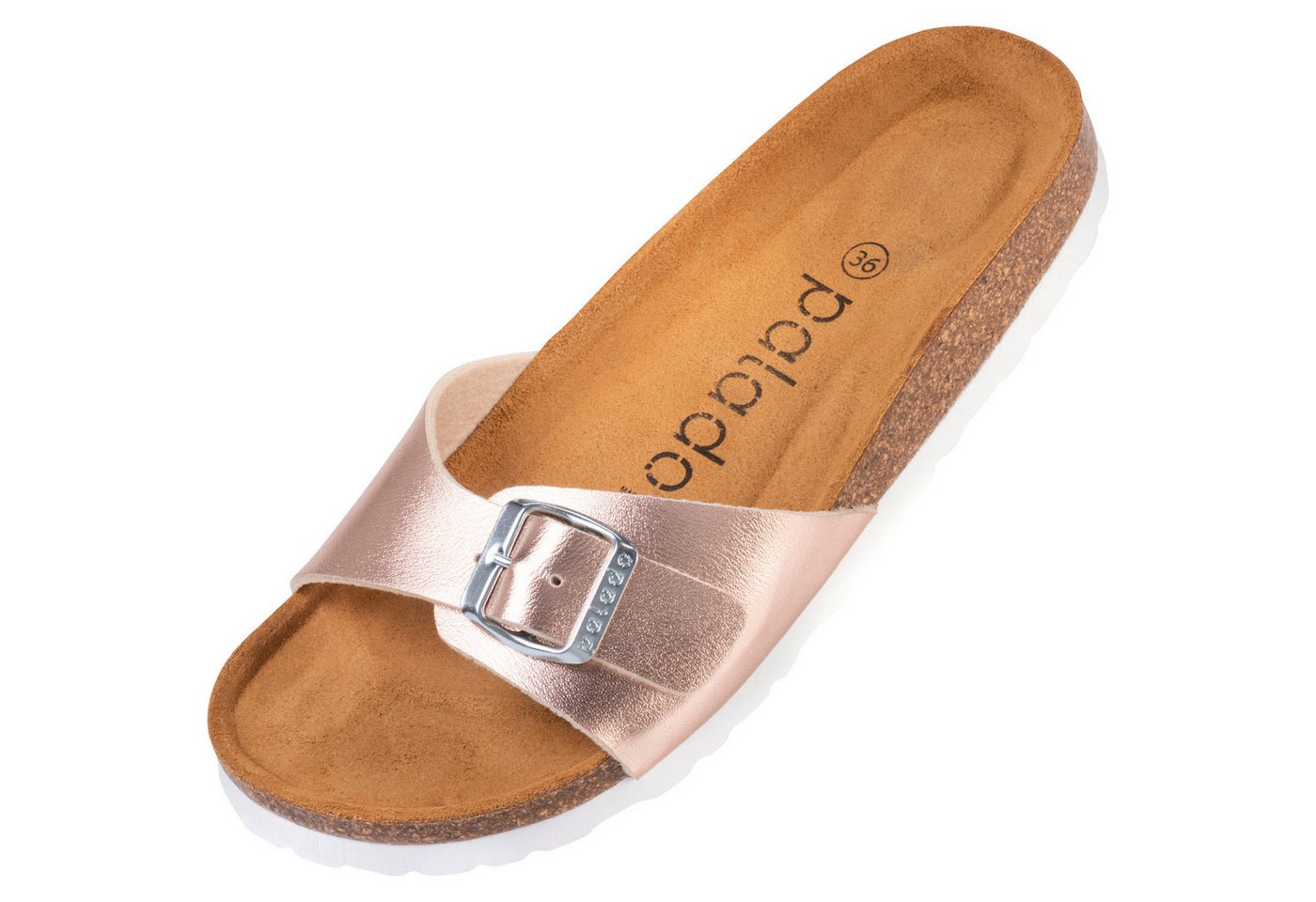 Palado Malta Metallic Pantolette (rosa/silber)