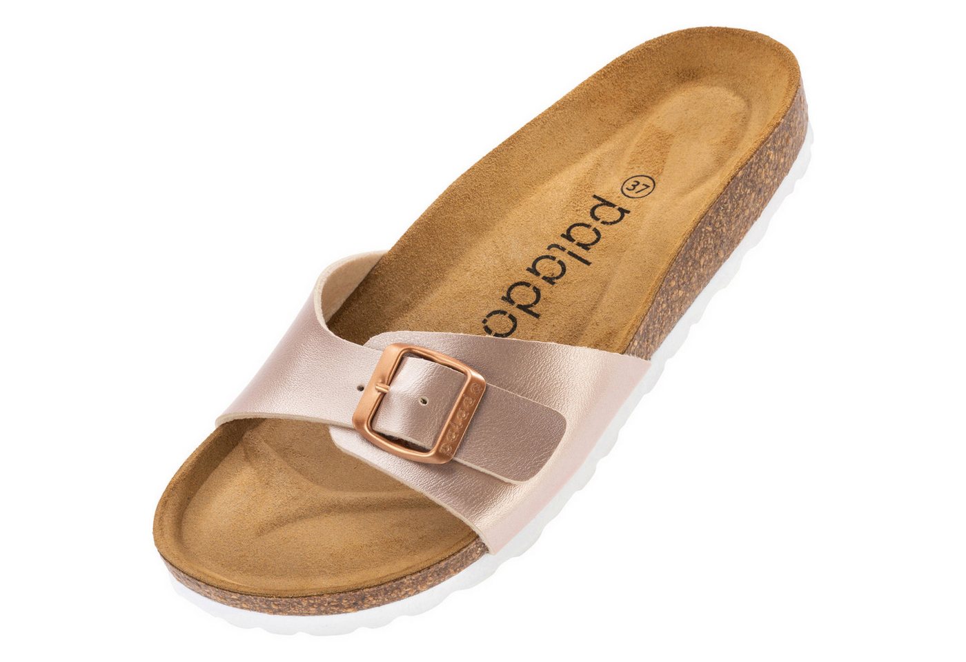 Palado Malta Metallic Pantolette (Rose/Rose)